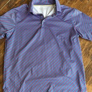 Marlboro Classic Blue and Red Men's Shirt